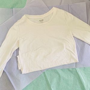 White Long Sleeve Shirt Mossimo